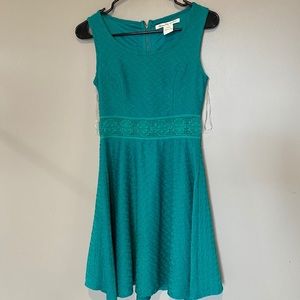 Teal Sleeveless Dress